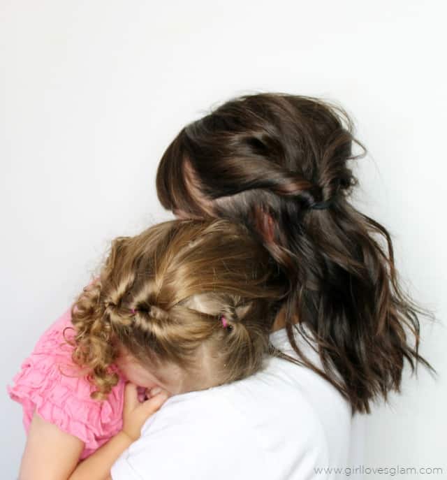 Matching Twisted Loop Hairstyles on www.girllovesglam.com