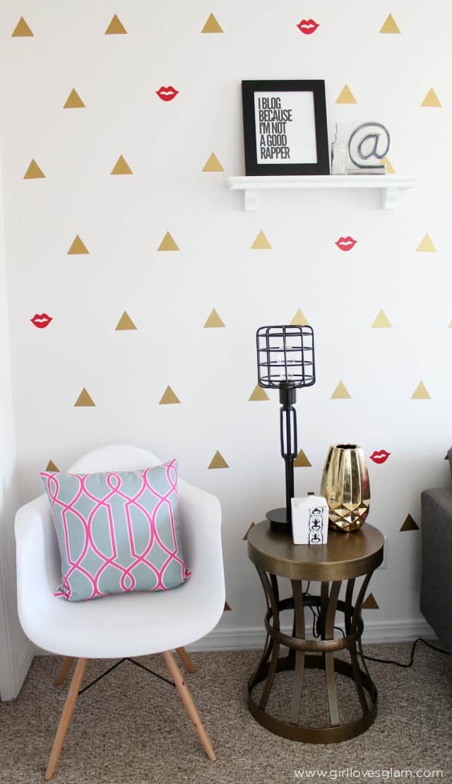 Office Makeover Reveal: DIY Modern Funky Walls