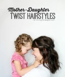 Mother Daughter Twist Hairstyles on www.girllovesglam.com