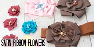 Satin Ribbon Flowers