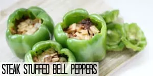 Steak Stuffed Bell Peppers