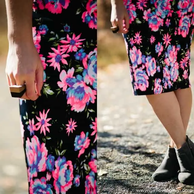 Agnes and Dora Floral Skirt on www.girllovesglam.com