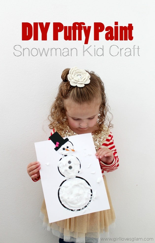 DIY Snow Paint  How to Make Puffy Snow Paint (So Fun!!)