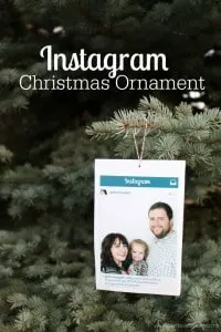 Instagram Christmas Ornament Easy Tutorial to make this for under $2 on www.girllovesglam.com