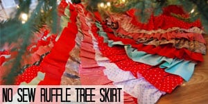 No Sew Ruffle Tree Skirt