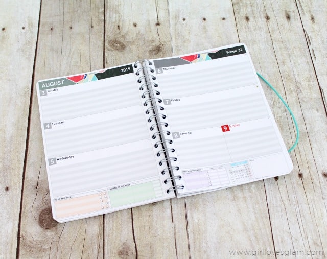 Personal Planner Giveaway on www.girllovesglam.com
