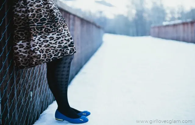 Cheetah Print and Cobalt Blue Date Night Look on www.girllovesglam.com