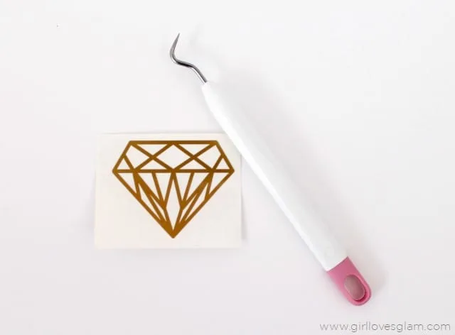 Geometric Diamond Decal on www.girllovesglam.com