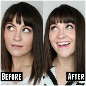 Before and After Infinite Lash on www.girllovesglam.com