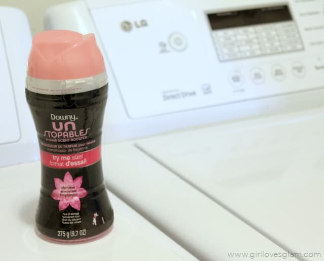 Downy Unstopables Scent Booster on www.girllovesglam.com