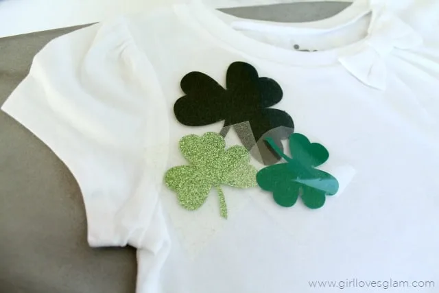 Shamrock Shirt DIY on www.girllovesglam.com