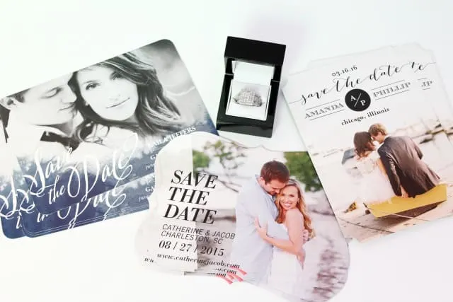 Cut Out Save the Date Cards on Shutterfly
