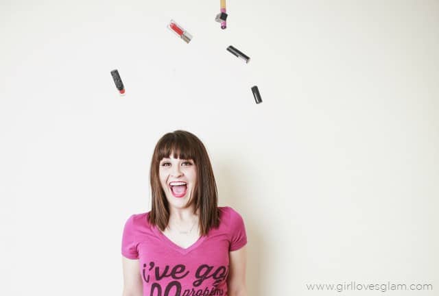 Lipstick girl shirt on www.girllovesglam.com