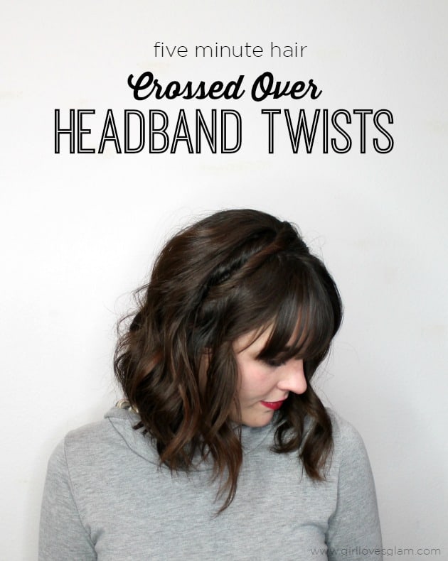 Five Minute Hair: Headband Twists