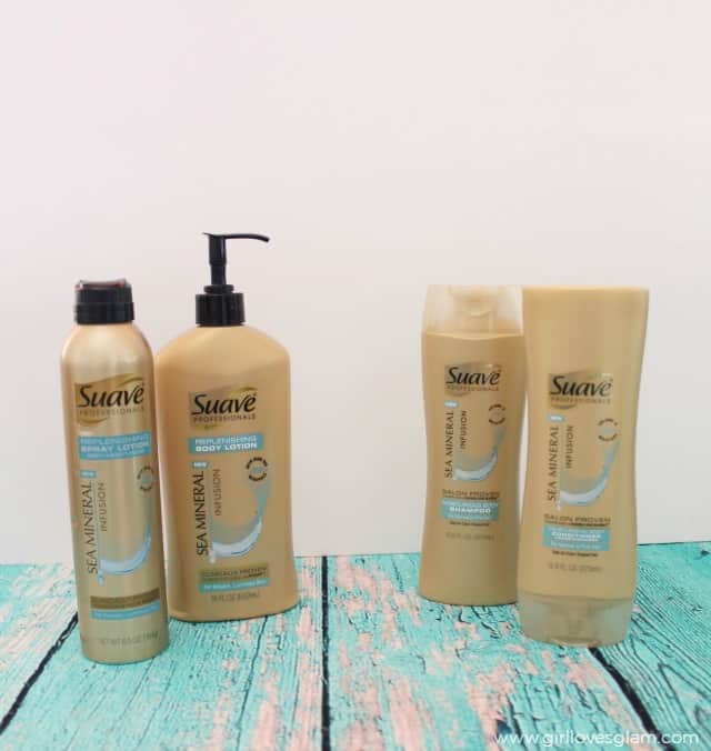 Suave Professionals Sea Mineral Infusion Products on www.girllovesglam.com