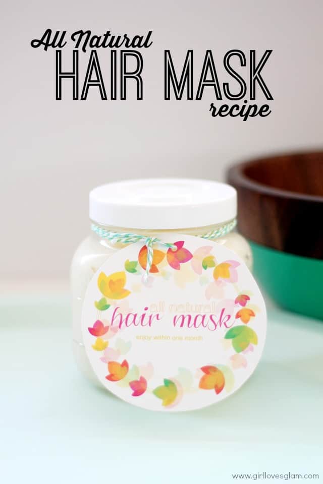 All Natural Hair Mask Recipe on www.girllovesglam.com