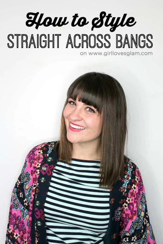 Straight bangs discount
