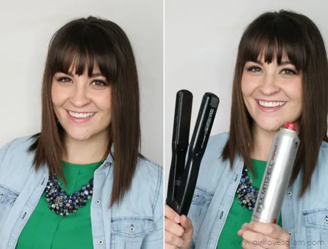 Easy Flat Iron Waves on www.girllovesglam.com