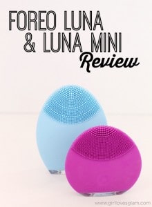 FOREO Luna and Luna Mini Review on www.girllovesglam.com