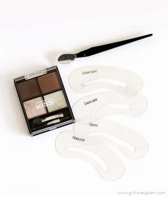 Eyebrow Stencil Kit on www.girllovesglam.com