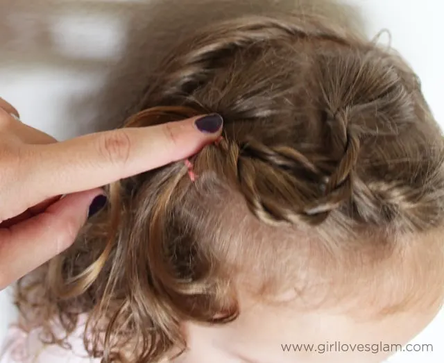 Little Girl Twisted Flip Ponytail Hairstyle - Girl Loves Glam Little Girl Twisted Flip Ponytail Hairstyle - Girl Loves Glam