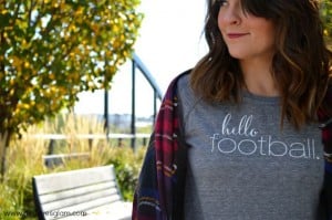 Hello Football Shirt on www.girllovesglam.com