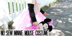 No Sew Minnie Mouse Costume on www.girllovesglam.com