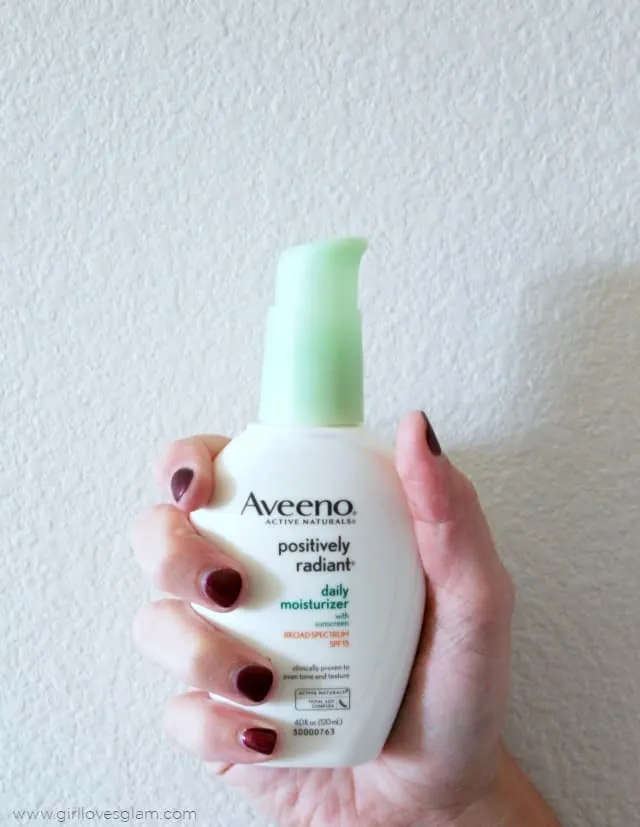 Aveeno Radiant Moisturizer on www.girllovesglam.com