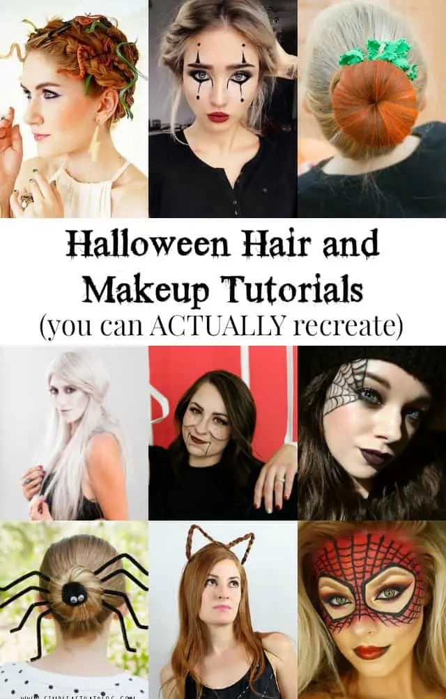 Halloween Hair and Makeup Tutorials You Can Actually Recreate