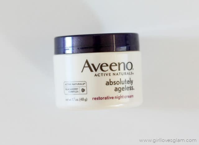 Aveeno Absolutely Ageless Restorative Night Cream on www.girllovesglam.com