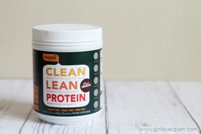 NuZest Chocolate Protein on www.girllovesglam.com