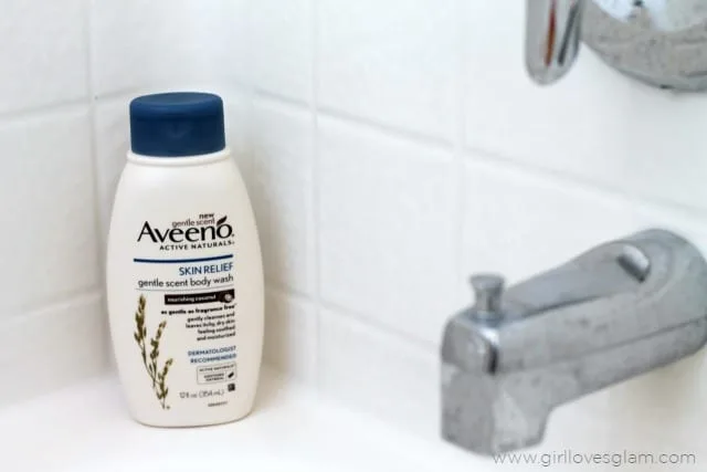 Aveeno Skin Relief Gentle Scent Wash on www.girllovesglam.com