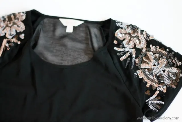 Sequin Top from JCPenney on www.girllovesglam.com
