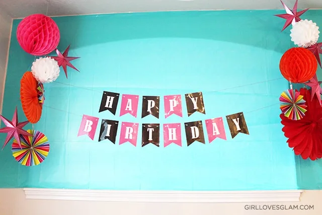 Sugar Rush Birthday Backdrop on www.girllovesglam.com