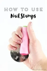 How to Use Nail Stamps on www.girllovesglam.com
