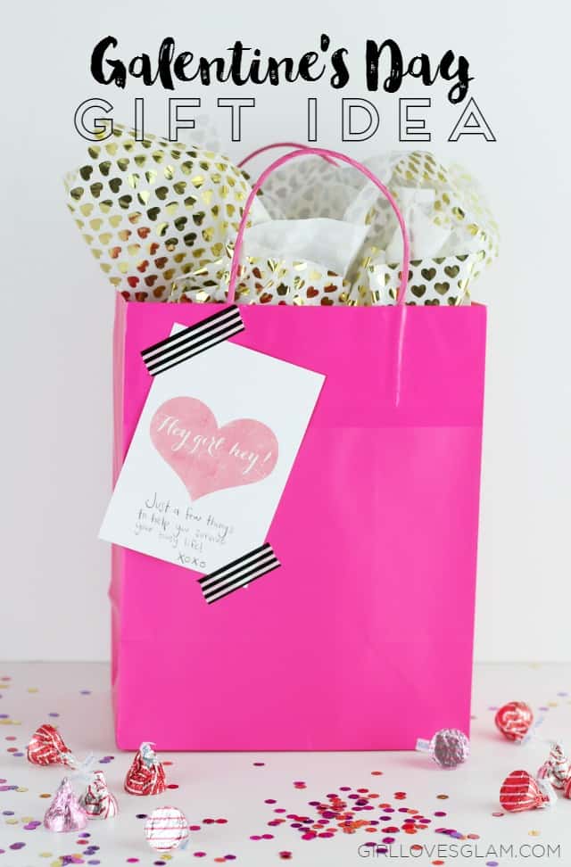 Valentine’s Day “Galentine” Gift Idea and Printable Tag
