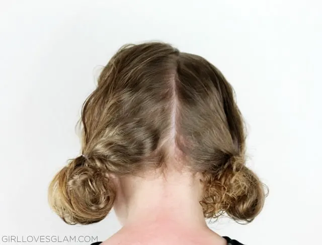 Holiday Hairstyle for Little Girls on www.girllovesglam.com