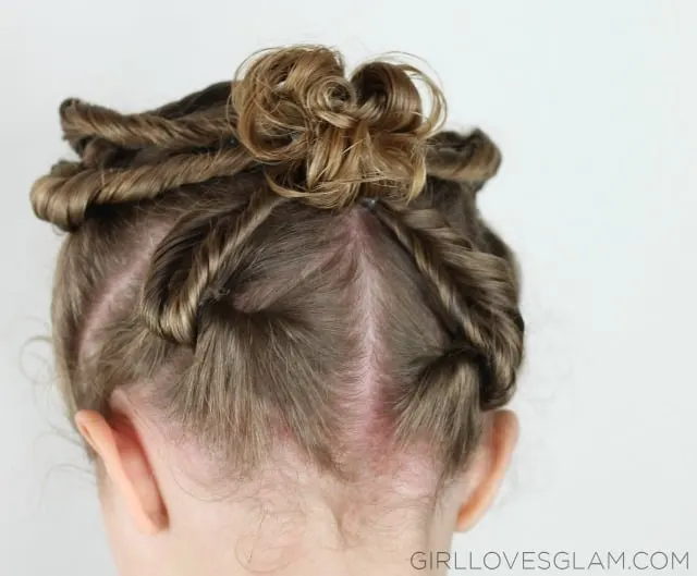 Little Girl Hairstyle Tutorial on www.girllovesglam.com