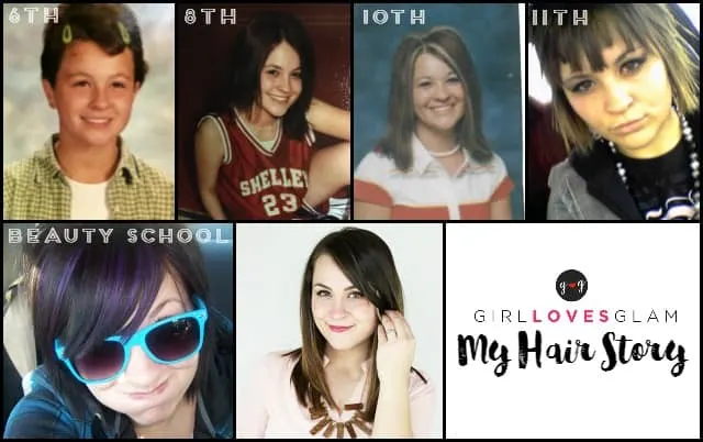 My Hair Story Timeline on www.girllovesglam.com