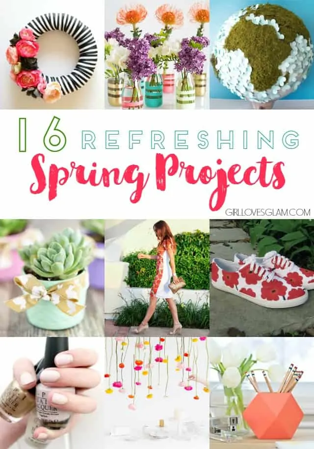 16 Refreshing Spring Projects on www.girllovesglam.com