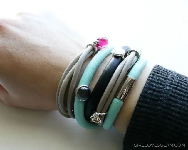 Endless Jewelry Bracelet Stack on www.girllovesglam.com