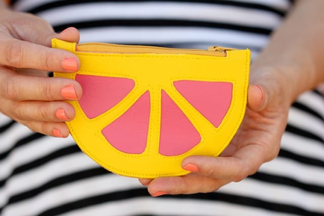 Spring Citrus Coin Purse