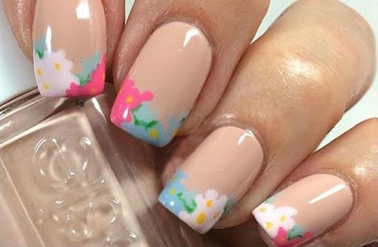 Spring Floral Nails