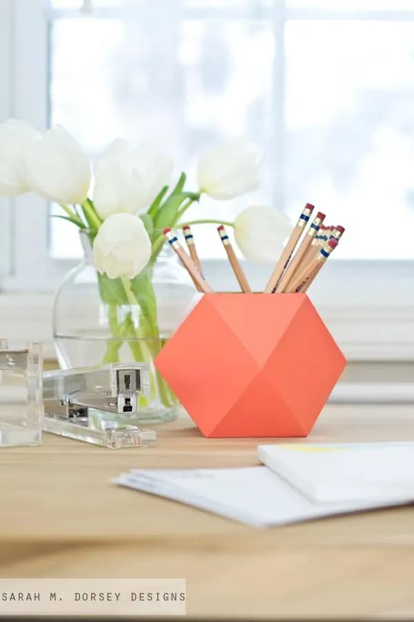 Spring Geometric Pencil Case