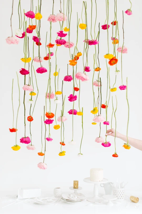 Spring Hanging Flower DIY