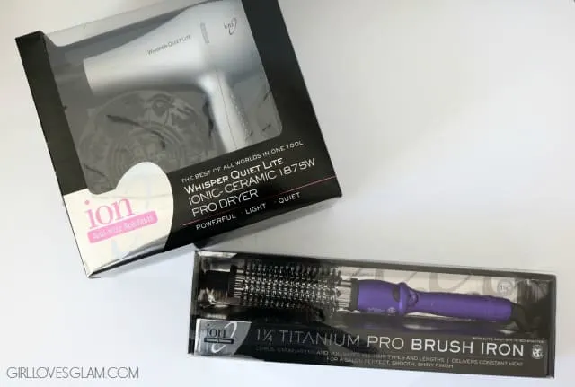 ion Pro Dryer and Titanium Pro Brush Iron on www.girllovesglam.com