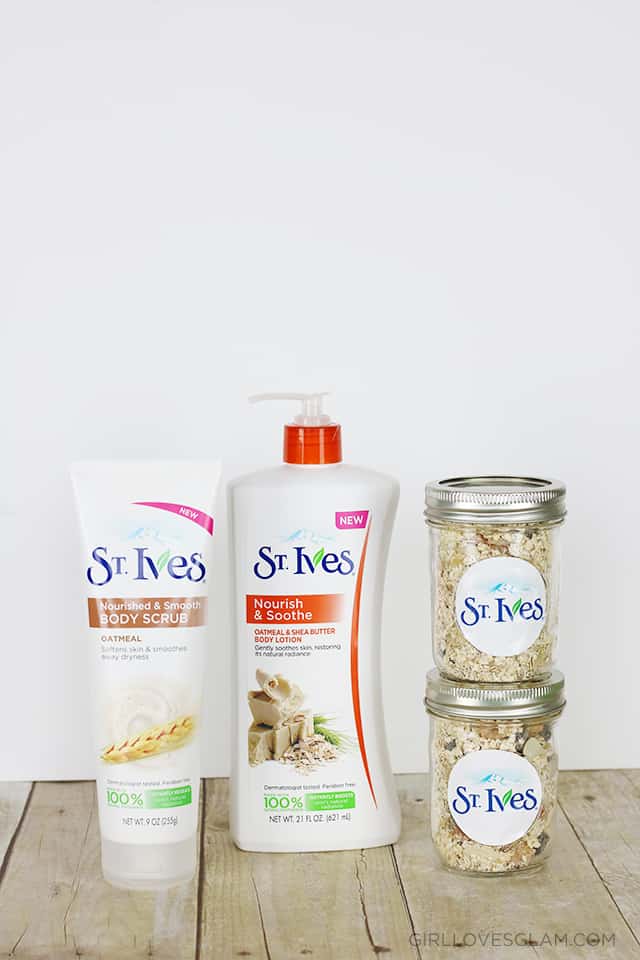 Oatmeal Body Scrub and Lotion from St. Ives on www.girllovesglam.com