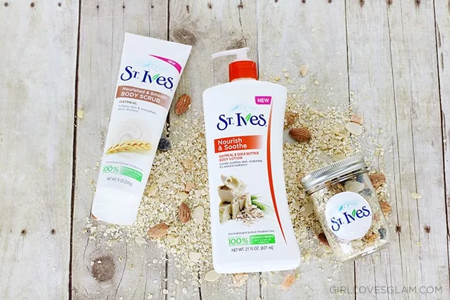 St. Ives Body Scrub Oatmeal on www.girllovesglam.com