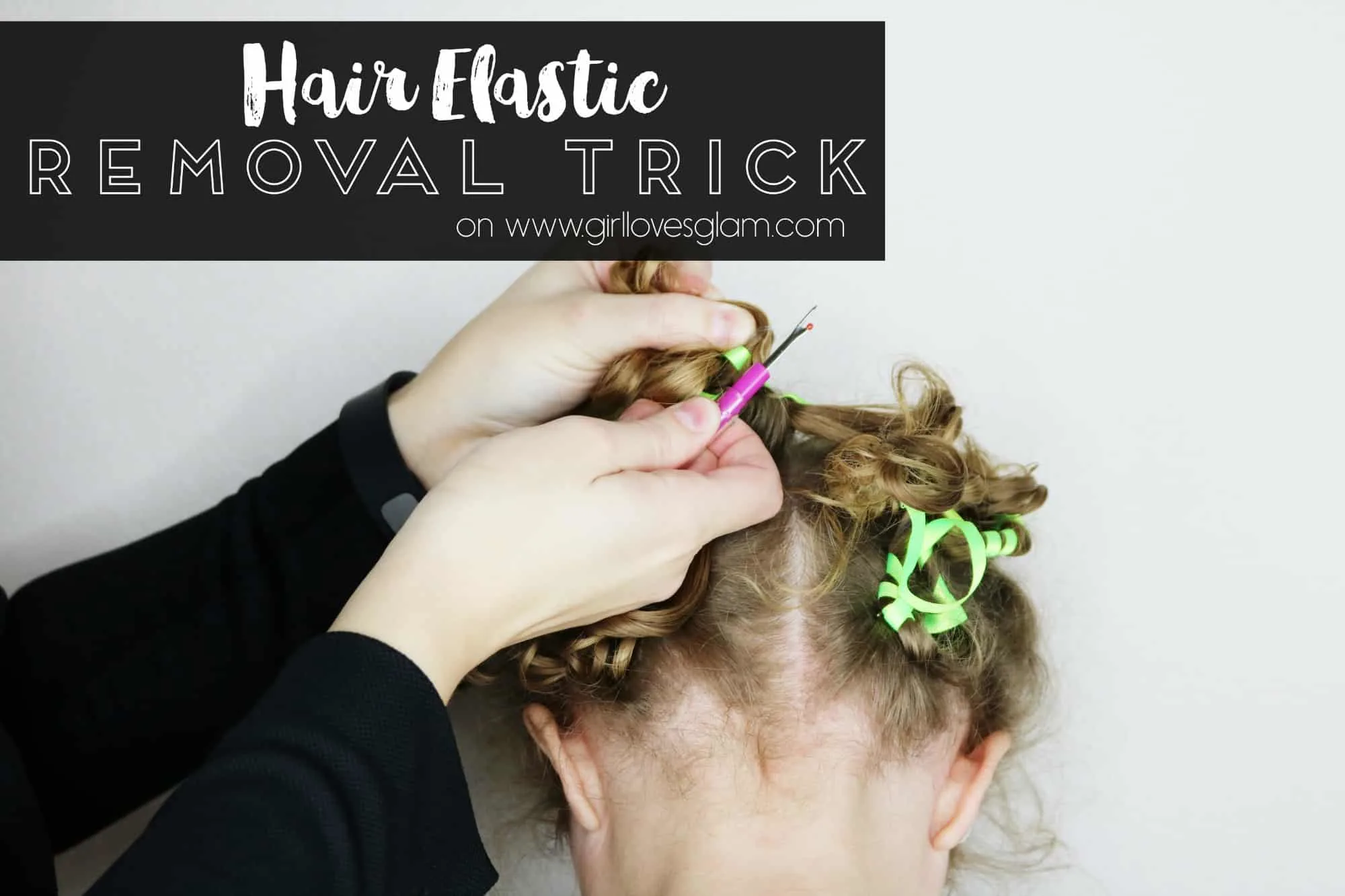 youtube hair elastic removal trick