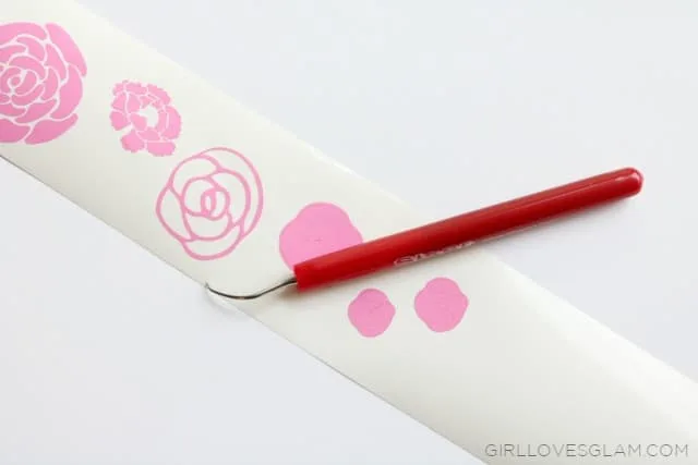 Flower Vinyl Decals on www.girllovesglam.com